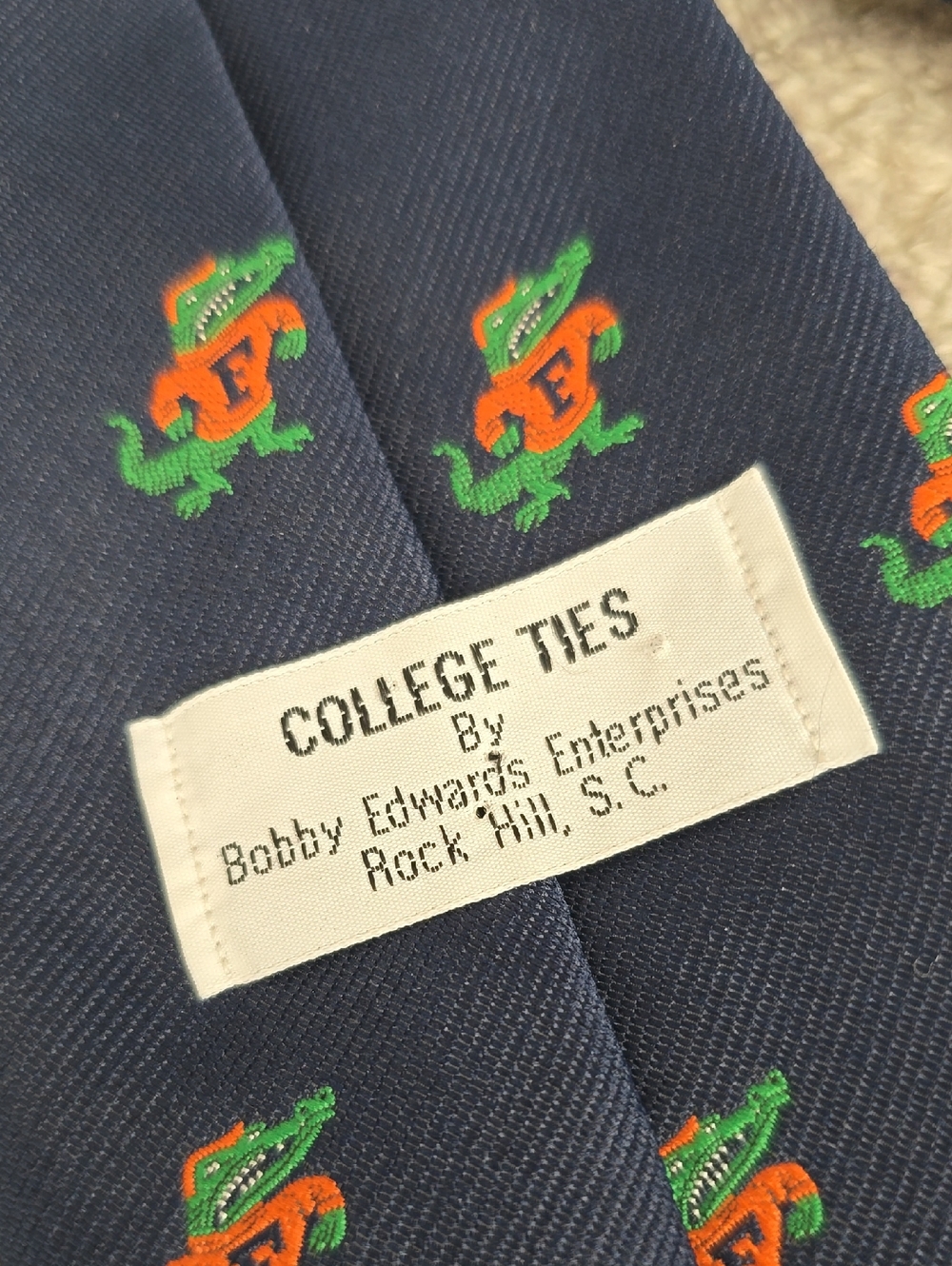 Florida Gators Navy Tie - Picture 3 of 4